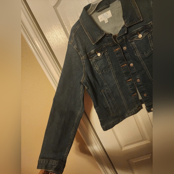 A Blue Women's Time And Tru Jacket sz 16-18, XL - Picture 2 of 6